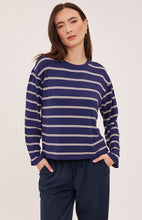 Load image into Gallery viewer, Indy Longsleeve Top - Navy Stripe
