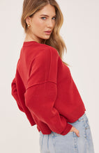Load image into Gallery viewer, Echo Sweatshirt - Cranberry Red
