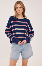 Load image into Gallery viewer, Echo Sweatshirt - Navy Stripe
