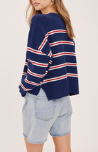Load image into Gallery viewer, Echo Sweatshirt - Navy Stripe
