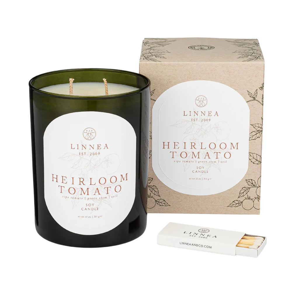 Linnea Candles - Heirloom Tomato - 2 wick