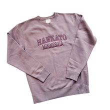 Load image into Gallery viewer, Embroidered MANKATO MN SWEATSHIRT - Plum/Violet
