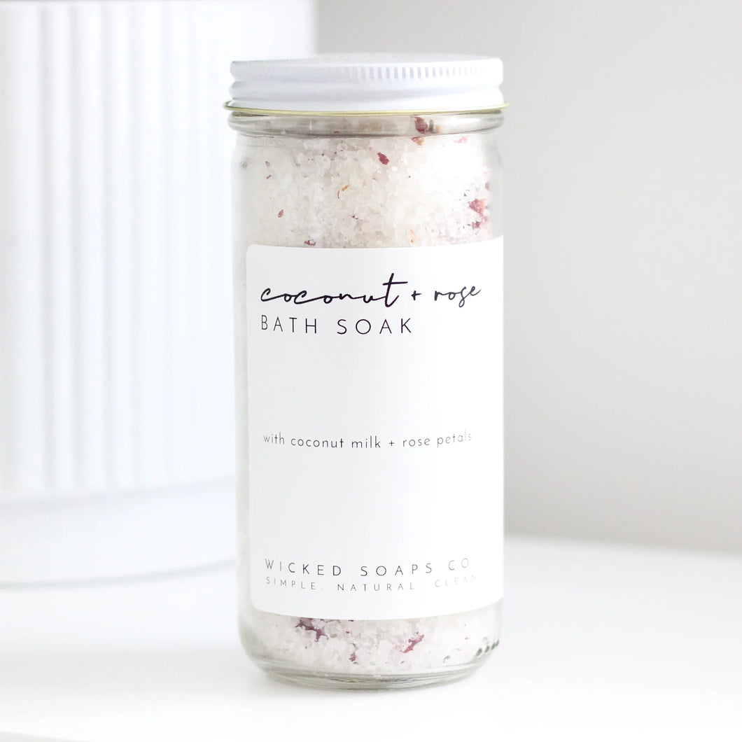 Coconut + Rose Bath Soak