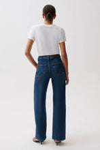 Load image into Gallery viewer, Kyra High Rise Bowed Wide Leg- Inkwell

