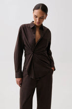 Load image into Gallery viewer, Mila Button Down Wrap Top - Hot Toddy
