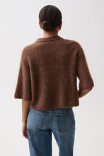 Load image into Gallery viewer, Nadya Alpaca Blend Boxy Polo Sweater
