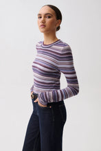 Load image into Gallery viewer, Madison Long Sleeve Crew Neck Sweater Tee
