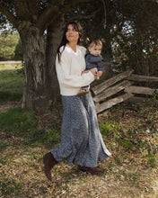 Load image into Gallery viewer, Button Slit Skirt- Heart Ditsy

