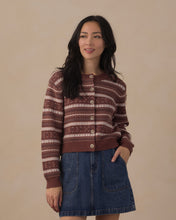 Load image into Gallery viewer, Cheyene Cardigan- Mulberry Multi-Stripe
