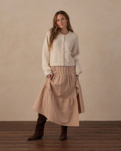 Load image into Gallery viewer, Tiered Midi Skirt- Fawn Gingham
