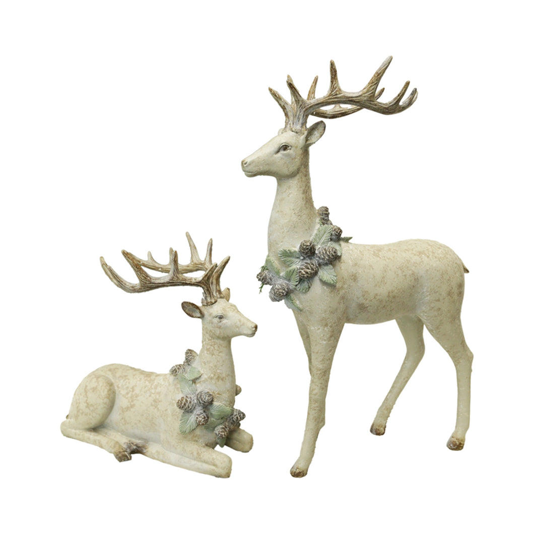 Large Resin Antique Deer