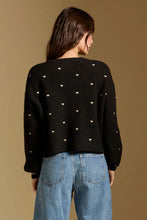 Load image into Gallery viewer, Charmer Black Sweater

