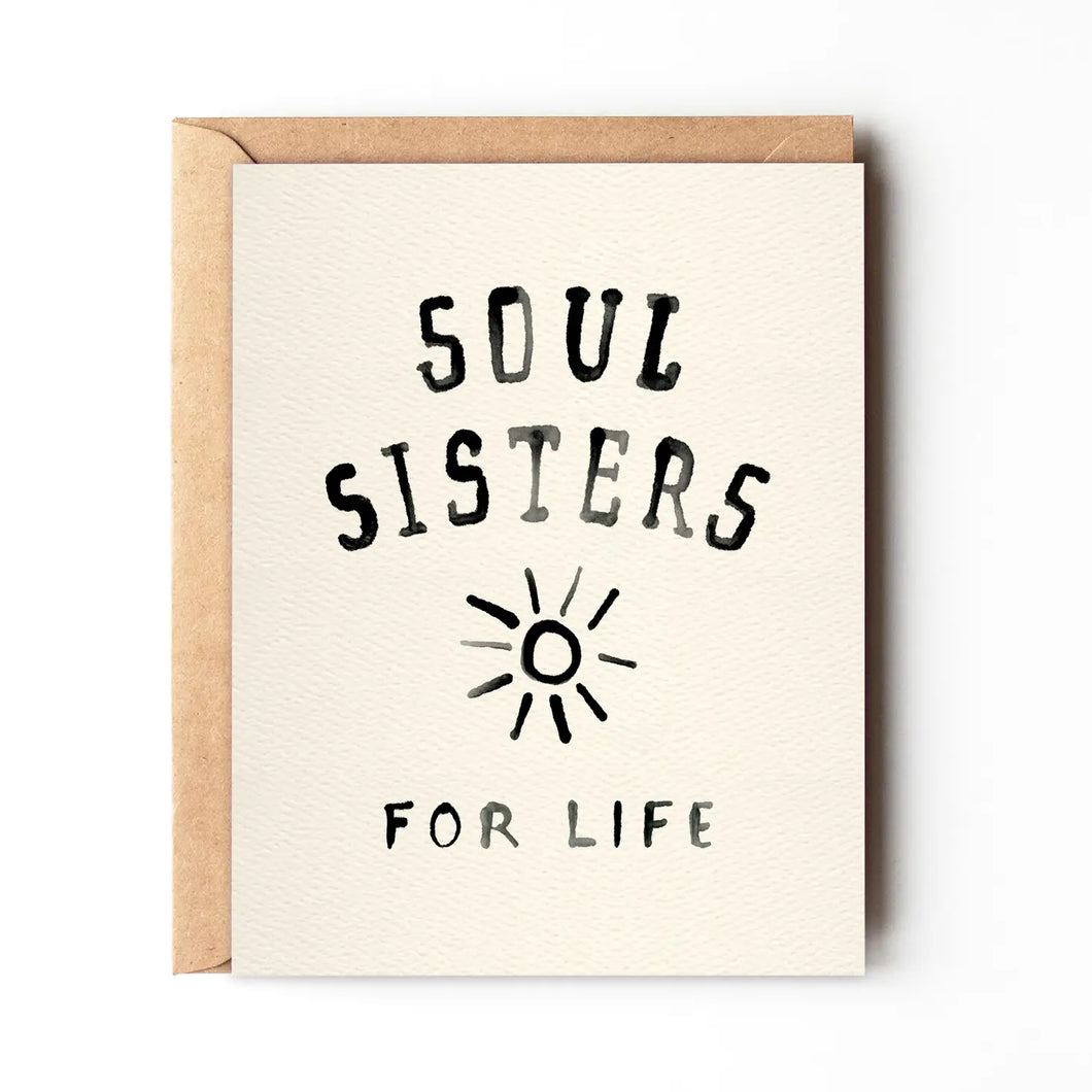 Soul Sisters Friendship Card