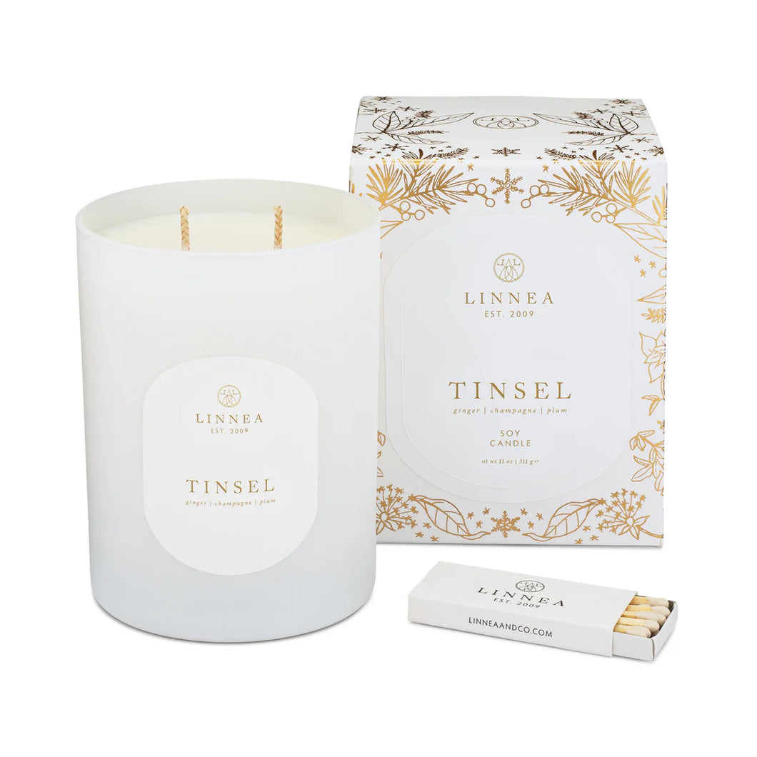 Linnea- Tinsel Candle