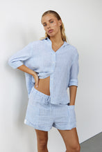 Load image into Gallery viewer, Indigo Stripe Linen Shirt
