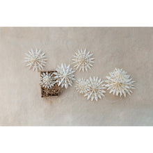 Load image into Gallery viewer, 72&quot;L Snowflake Garland in Kraft Box, White
