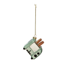 Load image into Gallery viewer, Hand-Painted Glass &amp; Resin Toaster Ornament

