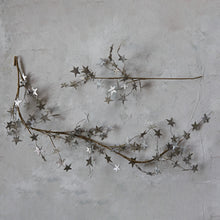 Load image into Gallery viewer, 31&quot;H Glitter Star Spray, Platinum Finish
