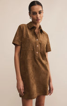 Load image into Gallery viewer, Sydney Suede Mini Dress - Coconut
