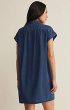 Load image into Gallery viewer, Shellbound Twill Dress- Twilight Blue
