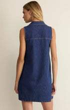 Load image into Gallery viewer, New Day Denim Mini Dress- Deep Water
