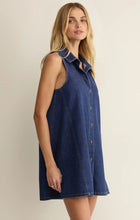 Load image into Gallery viewer, New Day Denim Mini Dress- Deep Water
