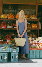 Load image into Gallery viewer, Leonora Indigo Midi Dress Classic Indigo
