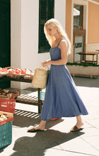 Load image into Gallery viewer, Leonora Indigo Midi Dress Classic Indigo
