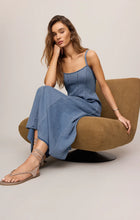 Load image into Gallery viewer, Leonora Indigo Midi Dress Classic Indigo
