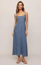 Load image into Gallery viewer, Leonora Indigo Midi Dress Classic Indigo
