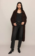 Load image into Gallery viewer, Crosby Plaid Cocoon Coat- Dark Chocolate
