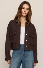 Load image into Gallery viewer, Rey Cropped Chore Jacket- Umber
