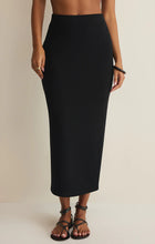 Load image into Gallery viewer, Ainslie Midi Skirt- Black
