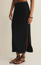 Load image into Gallery viewer, Ainslie Midi Skirt- Black
