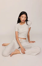 Load image into Gallery viewer, Waffle Brushed Thermal Pant- Feather Grey
