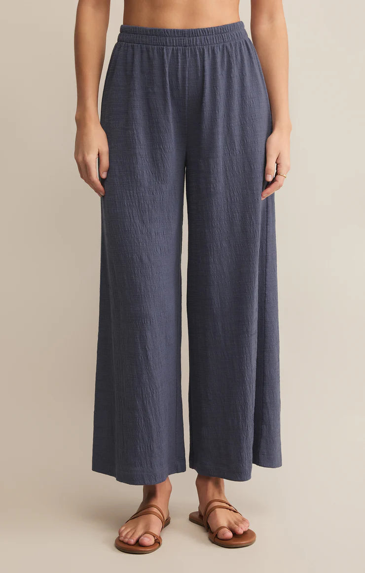 Scout Textured Slub Pant- Worn Blue