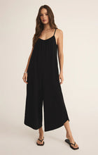 Load image into Gallery viewer, Textured Flared Jumpsuit- Black
