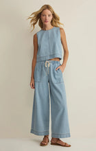Load image into Gallery viewer, Daycation Denim Utility Pant- Coastal Water
