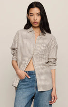 Load image into Gallery viewer, River Plaid Button Up- Frosted Pearl

