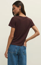 Load image into Gallery viewer, Tourist Tee in Chocolate Cherry
