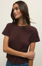 Load image into Gallery viewer, Tourist Tee in Chocolate Cherry

