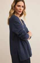Load image into Gallery viewer, Modern V-Neck Weekender - Sapphire
