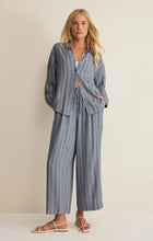 Load image into Gallery viewer, The Signature Striped Button Up- Indigo
