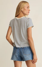 Load image into Gallery viewer, Junie Striped Tee- True Navy
