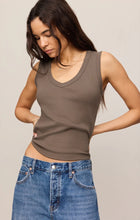 Load image into Gallery viewer, Ellie Rib V-Neck Tank
