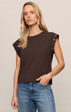 Load image into Gallery viewer, Camino Grommet Top- Dark Chocolate
