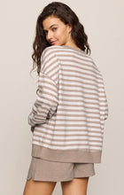 Load image into Gallery viewer, The Everyday Striped Crew- Heather Ash
