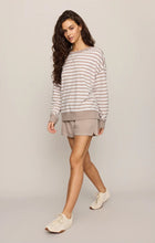 Load image into Gallery viewer, The Everyday Striped Crew- Heather Ash
