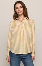 Load image into Gallery viewer, Golden Haven Stripe Button Up- Golden Sage
