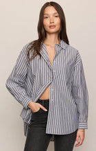 Load image into Gallery viewer, The Gallery Stripe Button Up
